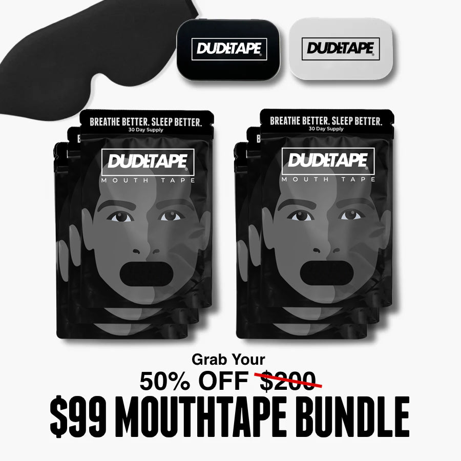 🤐 Mouth Tape Bundle + Premium Blindfold