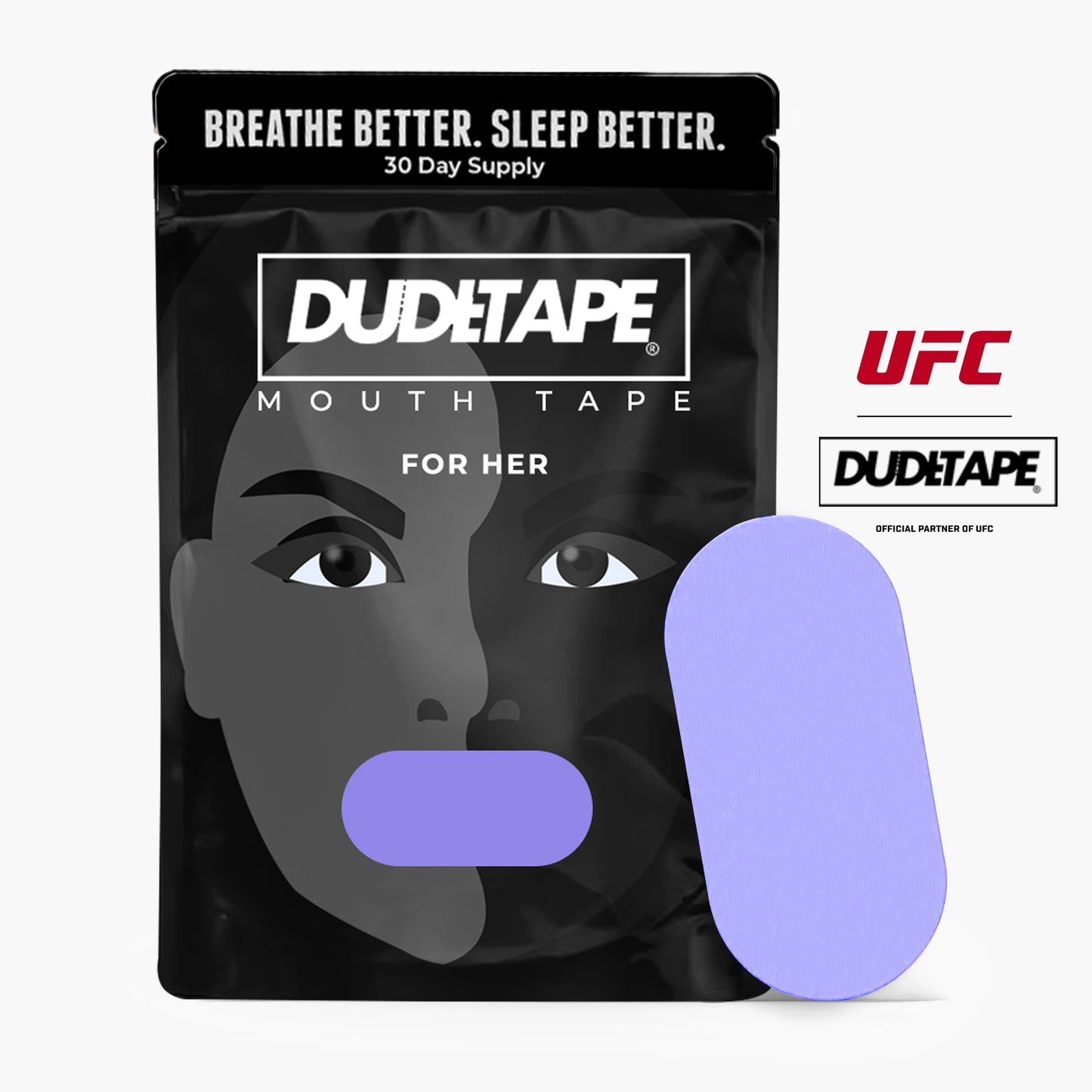 Dude Mouth Tape Buy 2 Get 1 FREE - 90 Day SPECIAL OFFER - Women's